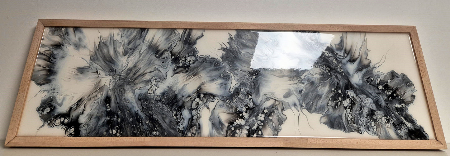 TABLEAU ACRYLIQUE ET RESINE EPOXY