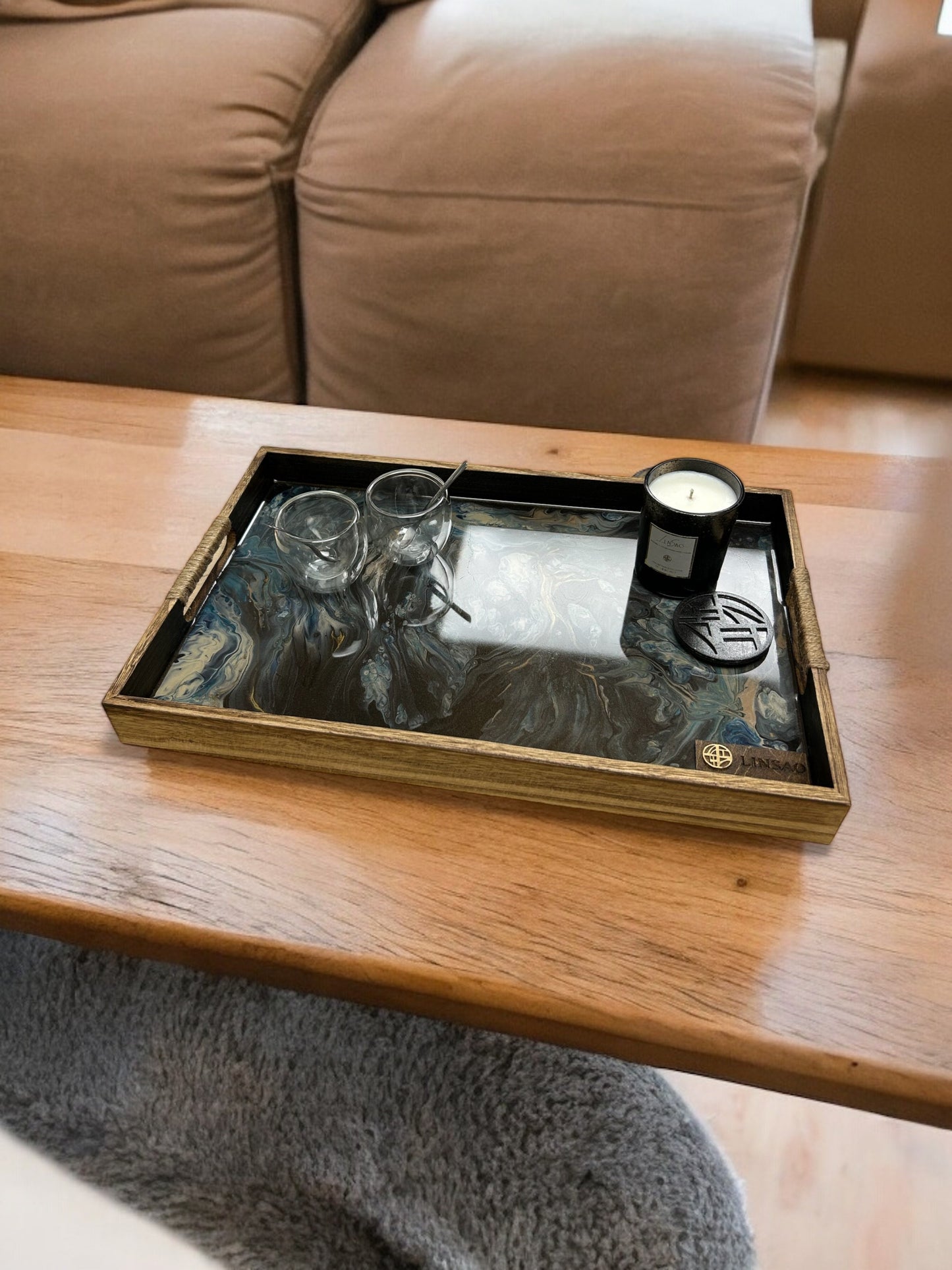 PLATEAU DECORATIF - DIAMOND