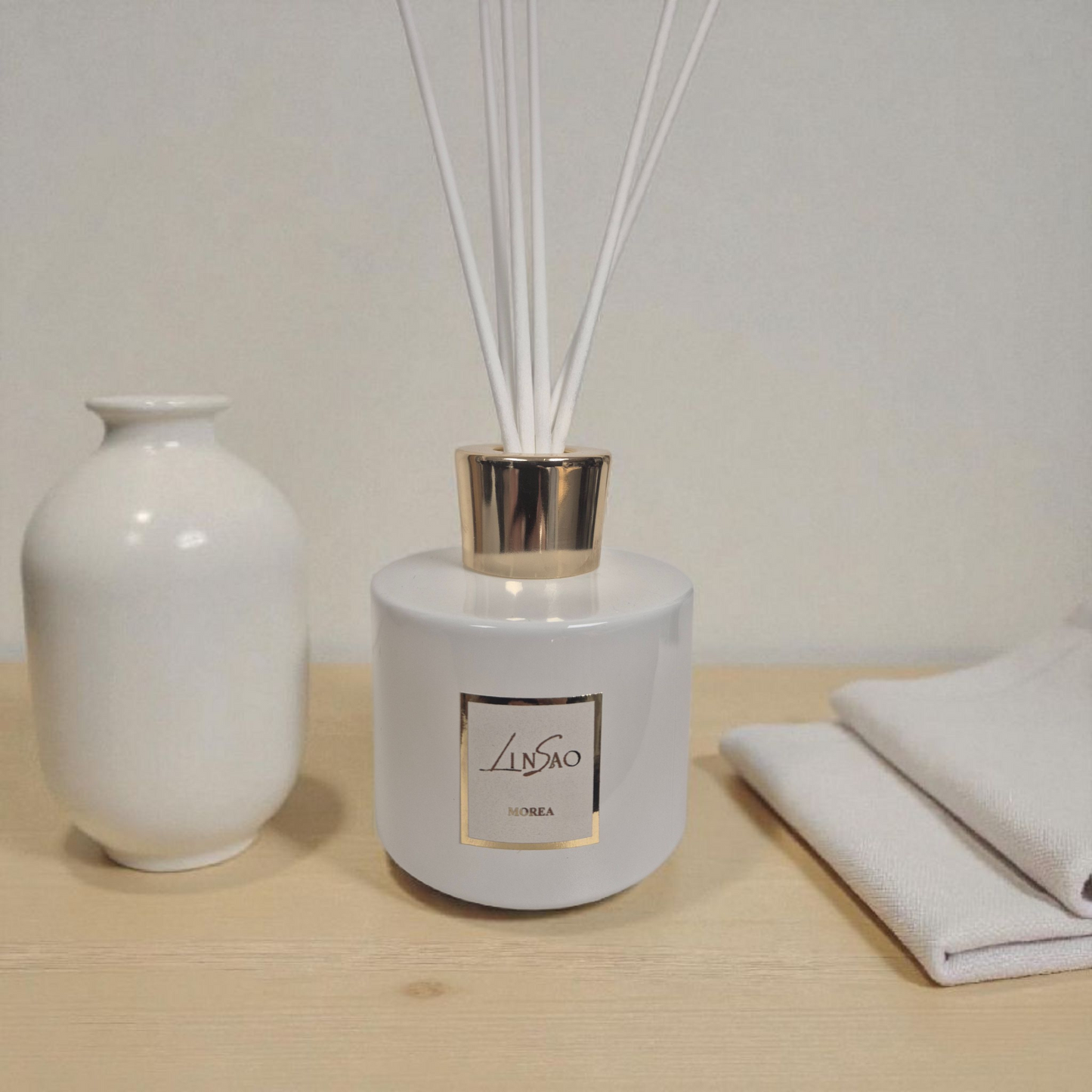 Diffuseur Parfumé en verre blanc 100ml