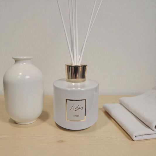 Diffuseur Parfumé en verre blanc 100ml