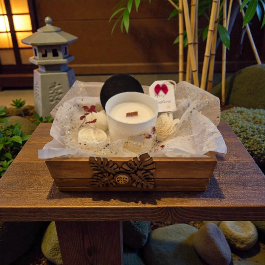 Coffret "Escale au Japon” en Bambou