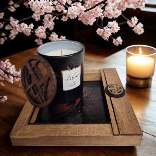 Mini bougie à offrir "Sakura"