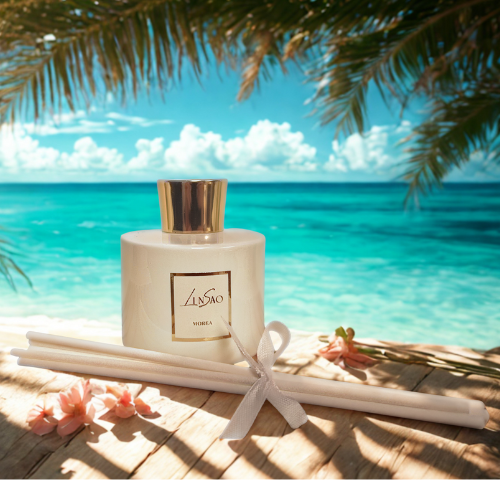 Diffuseur Parfumé en verre blanc 100ml